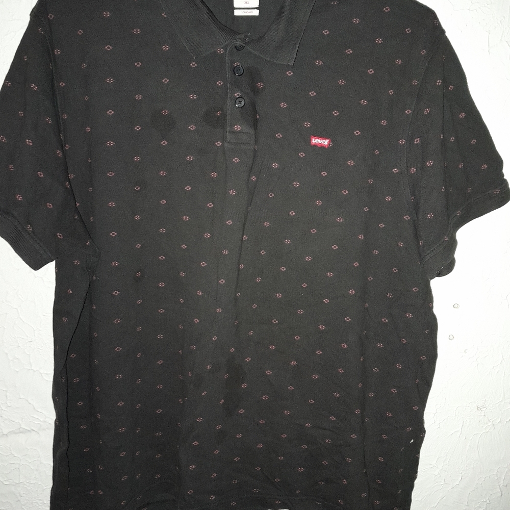 Levi's Black Polo Shirt